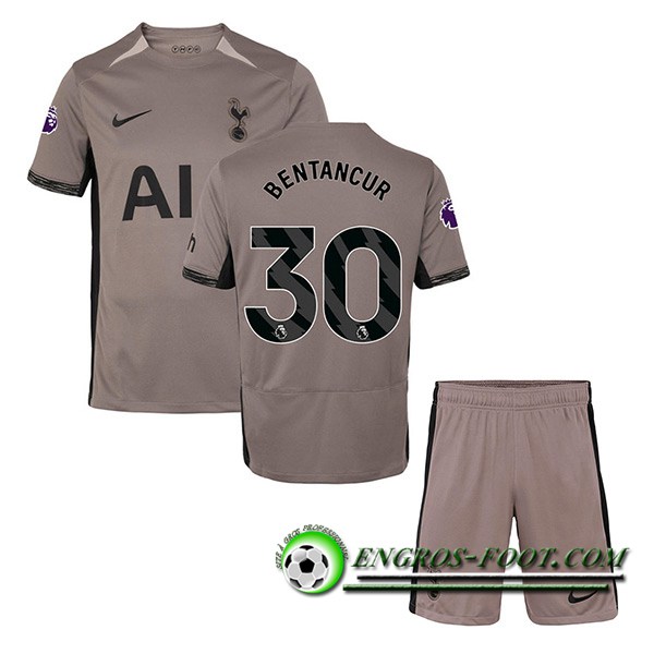 Maillot de Foot Tottenham Hotspur (BENTANCUR #30) Enfants 2023/2024 Third