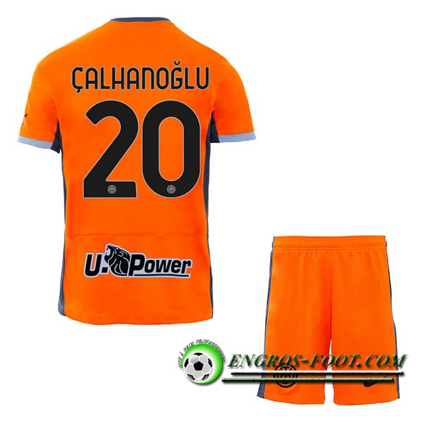 Maillot de Foot Inter Milan (CALHANOGLU #20) Enfants 2023/2024 Third