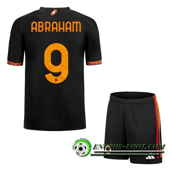 Maillot de Foot As Rome (ABRAHAM #9) Enfants 2023/2024 Third