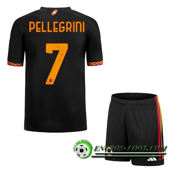 Maillot de Foot As Rome (PELLEGRINI #7) Enfants 2023/2024 Third