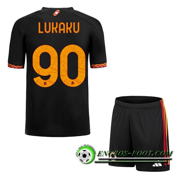 Maillot de Foot As Rome (LUKAKU #90) Enfants 2023/2024 Third