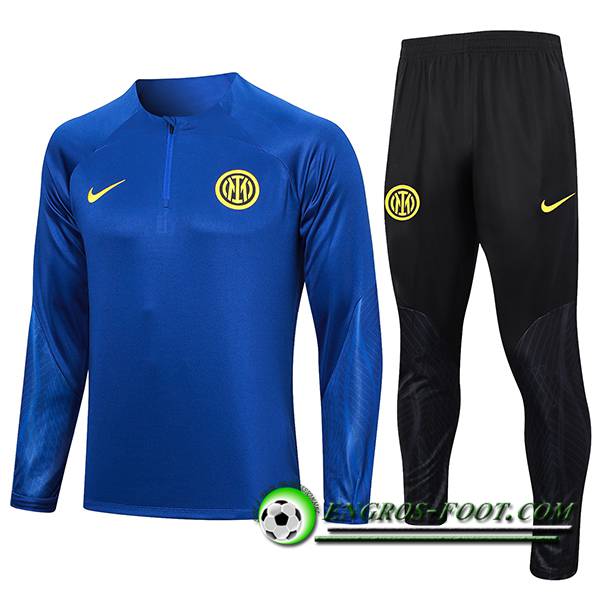 Ensemble Survetement de Foot Inter Milan Bleu Marine 2023/2024