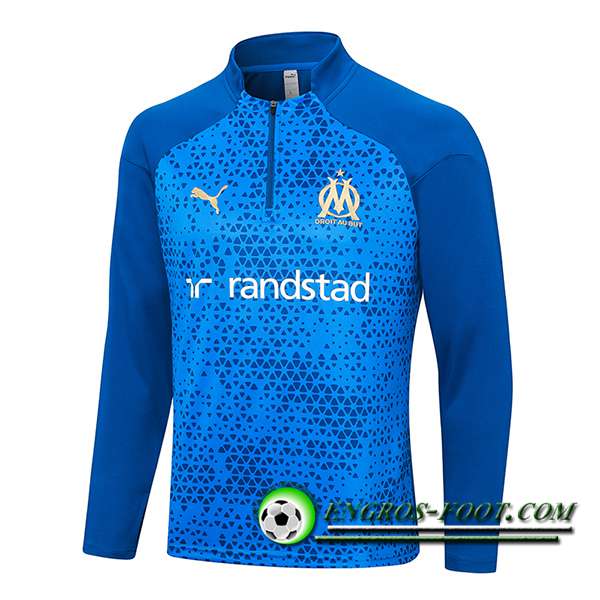Sweatshirt Training Marseille Bleu 2023/2024