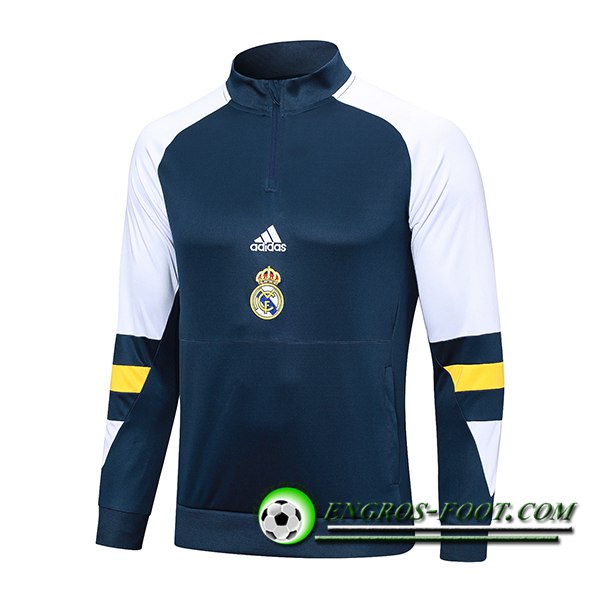 Sweatshirt Training Real Madrid Bleu Marine 2023/2024 -05