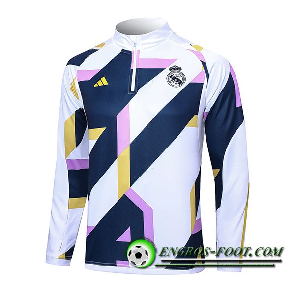 Sweatshirt Training Real Madrid Blanc 2023/2024 -06