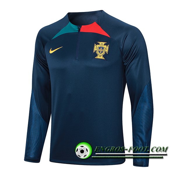 Sweatshirt Training Portugal Bleu Marine 2023/2024