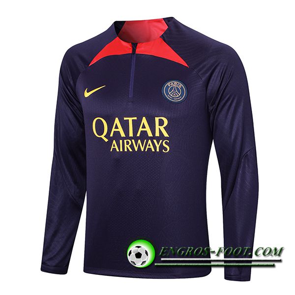 Sweatshirt Training PSG Pourpre 2023/2024 -02