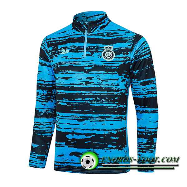 Sweatshirt Training Al-Nassr FC Bleu/Noir 2023/2024