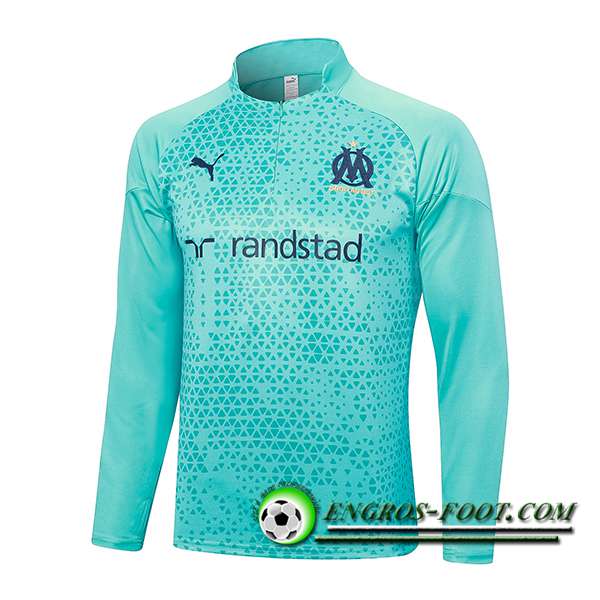 Sweatshirt Training Marseille Bleu Clair 2023/2024 -02