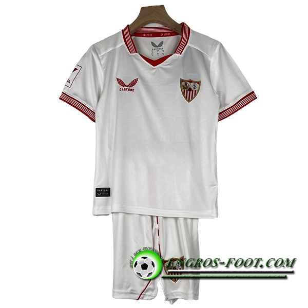 Maillot de Foot Sevilla FC Enfant Domicile 2023/2024