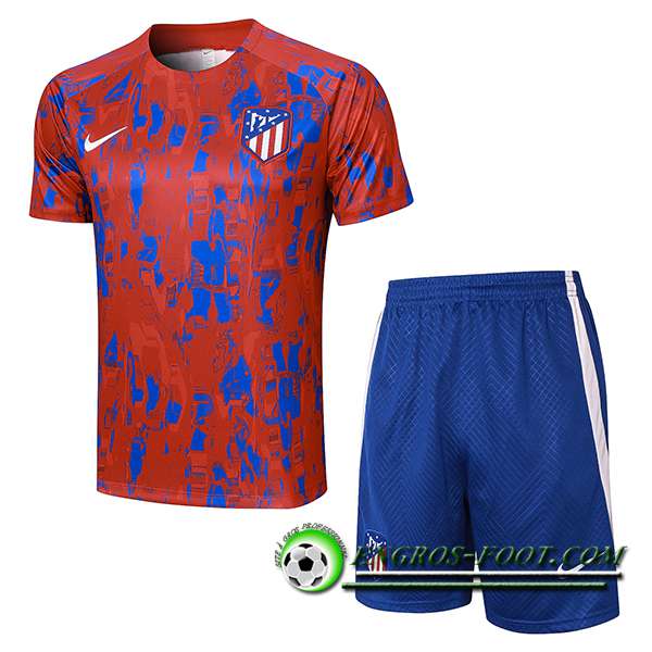 Ensemble Training T-Shirts + Shorts Atletico Madrid Gris 2023/2024