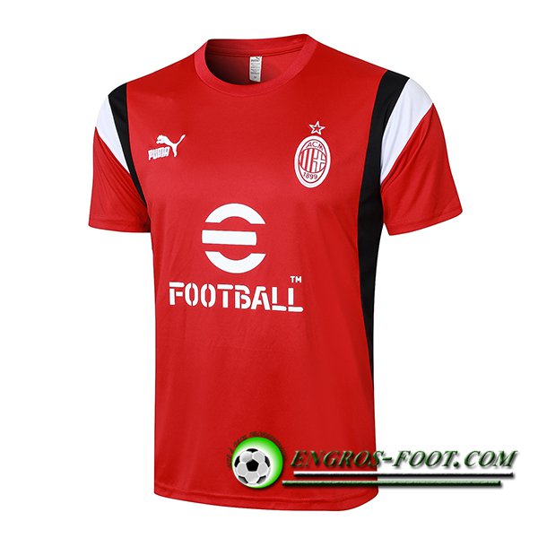 Polo Foot Milan AC Rouge 2023/2024 -03