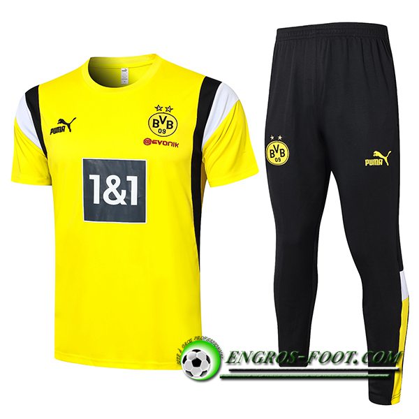 Ensemble Polo Foot Dortmund Jaune 2023/2024