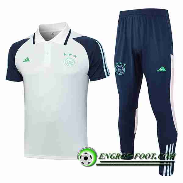 Ensemble Polo Foot Ajax Vert 2023/2024