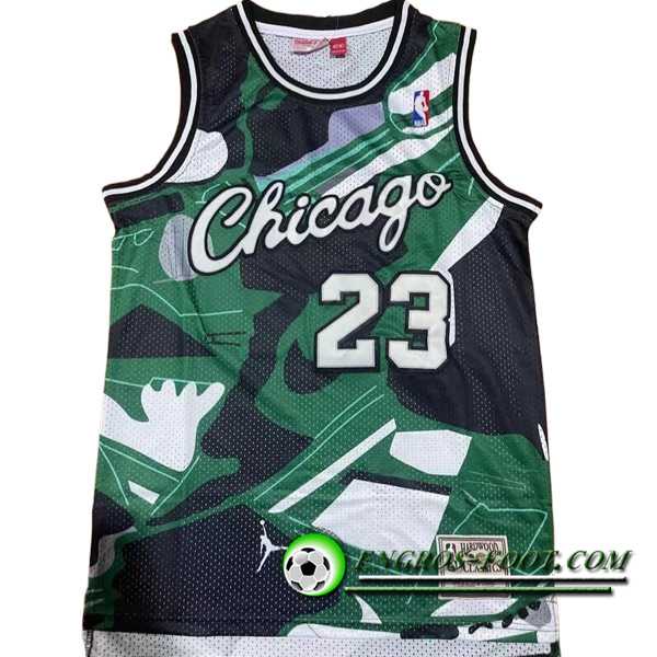 Maillot Chicago Bulls (JORDAN #23) 2023/24 Noir/Vert