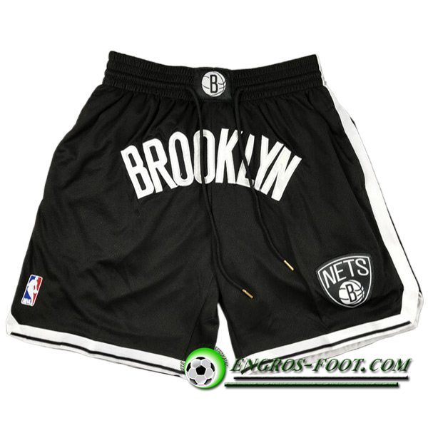Shorts NBA Brooklyn Nets 2023/24 Noir