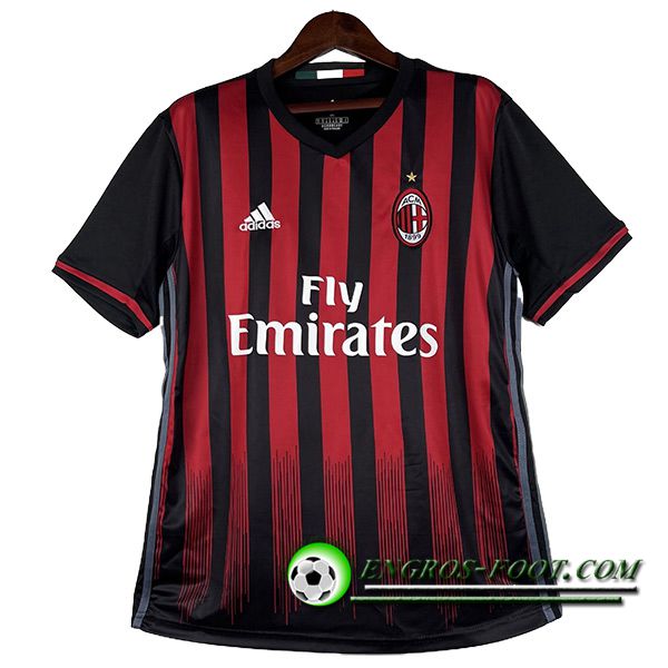 Maillot de Foot Milan AC Retro Domicile 2016/2017