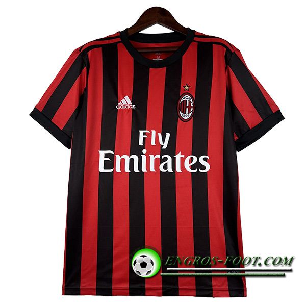 Maillot de Foot Milan AC Retro Domicile 2017/2018