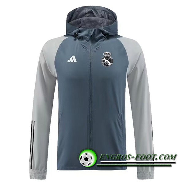 Coupe-Vent Real Madrid Gris 2023/2024 -02