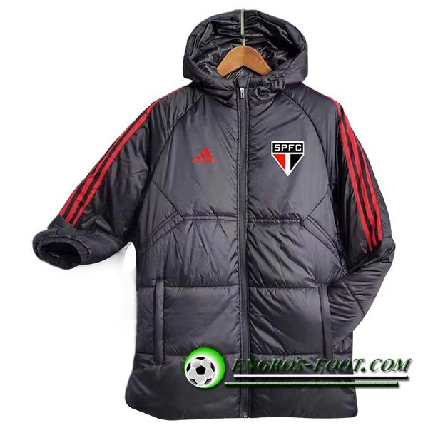 Nouveau Doudoune A Capuche Sao Paulo FC Noir 2023/2024