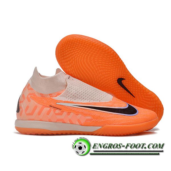 Nike Chaussures de Foot Phantom GX Elite DF Link IC Orange