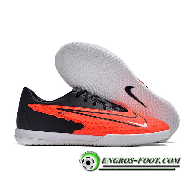 Nike Chaussures de Foot Phantom GX Academy IC Noir/Orange