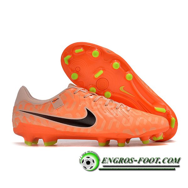 Nike Chaussures de Foot Legend X Academy FG Orange/Noir