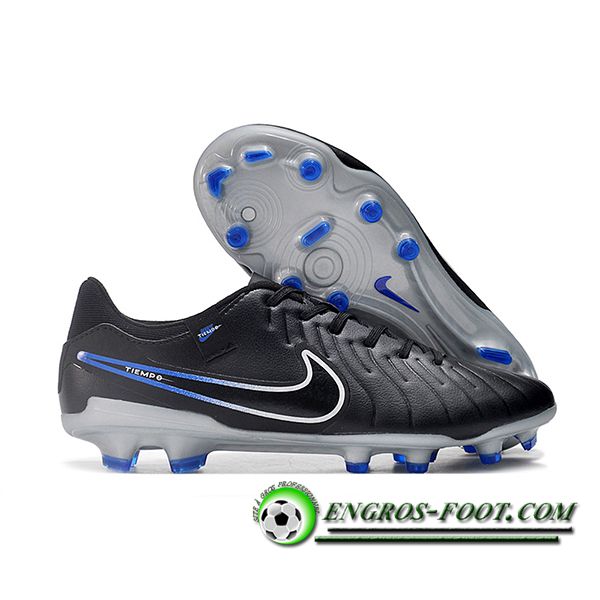 Nike Chaussures de Foot Legend X Academy FG Noir/Bleu