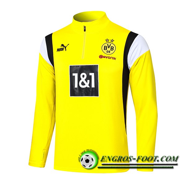Sweatshirt Training Dortmund Jaune 2023/2024 -02