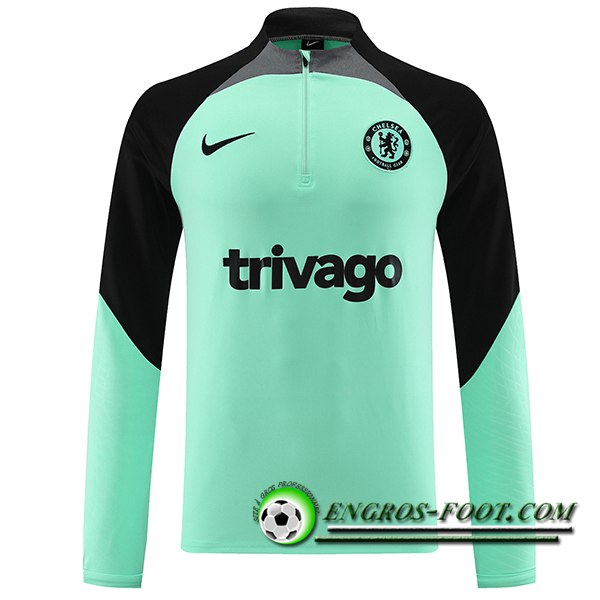 Sweatshirt Training FC Chelsea Vert 2023/2024