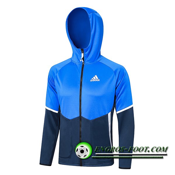 Veste A Capuche Adidas Bleu 2023/2024 -02