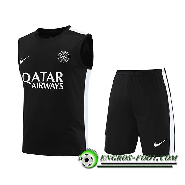 Ensemble Training Debardeur + Shorts PSG Noir 2023/2024 -04