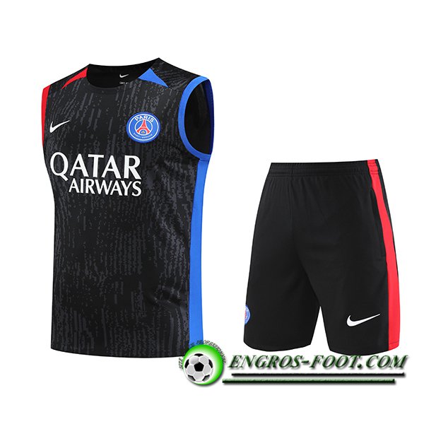 Ensemble Training Debardeur + Shorts PSG Noir 2023/2024 -03