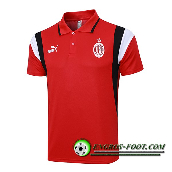 Polo Foot Milan AC Rouge 2023/2024 -04