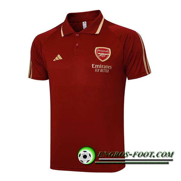 Polo Foot Arsenal Rouge 2023/2024