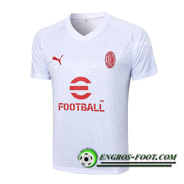 Training T-Shirts Milan AC Blanc 2023/2024