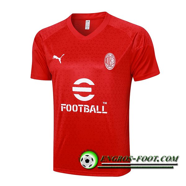 Training T-Shirts Milan AC Rouge 2023/2024 -02