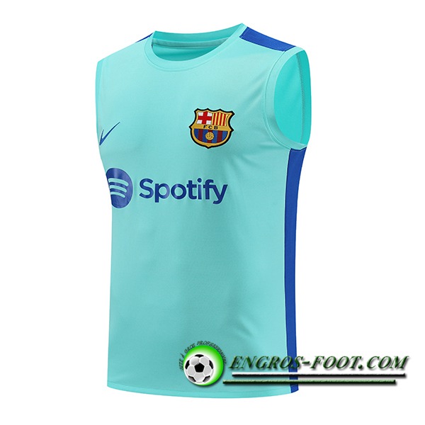 Training Debardeur FC Barcelone Bleu Clair 2023/2024 -02