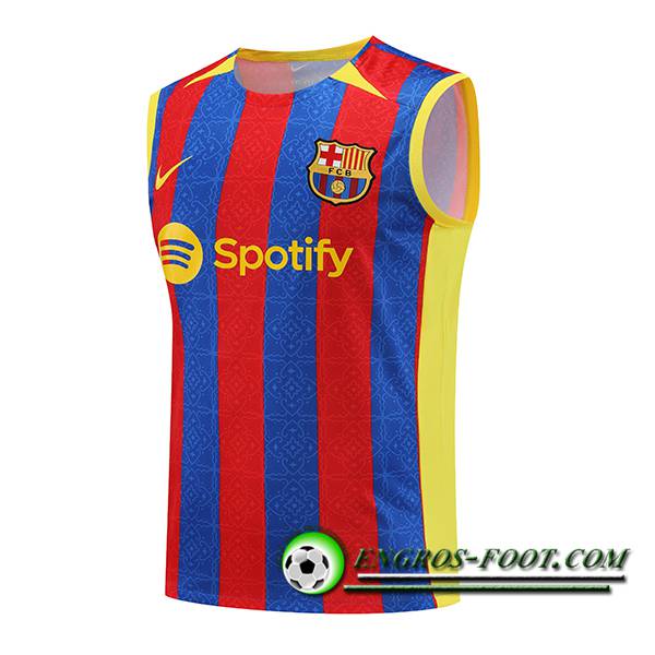 Training Debardeur FC Barcelone Rouge/Bleu 2023/2024 -03