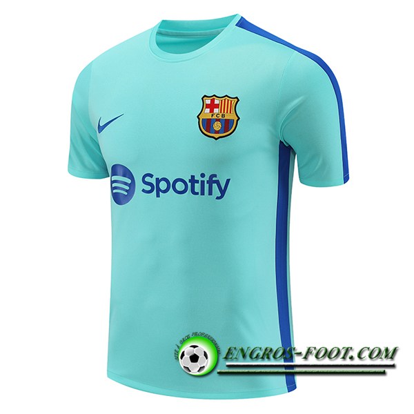 Training T-Shirts FC Barcelone Bleu Clair 2023/2024 -02