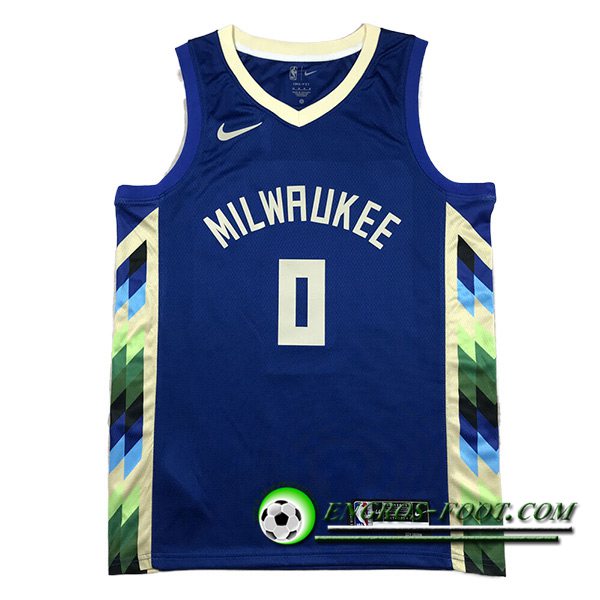 Maillot Milwaukee Bucks (LILLARD #0) 2023/24 Bleu