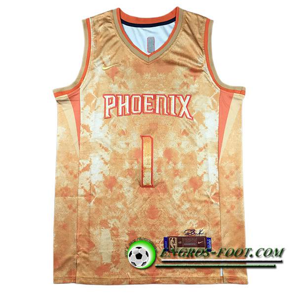 Maillot Phoenix Suns (BOOKER #1) 2023/24 Jaune