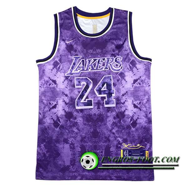 Maillot Los Angeles Lakers (BRYANT #24) 2023/24 Pourpre