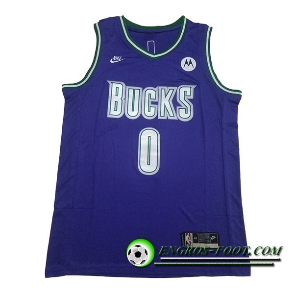 Maillot Milwaukee Bucks (LILLARD #0) 2023/24 Bleu