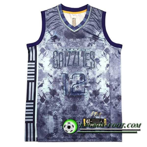 Maillot Memphis Grizzlies (MORANT #12) 2023/24 Gris