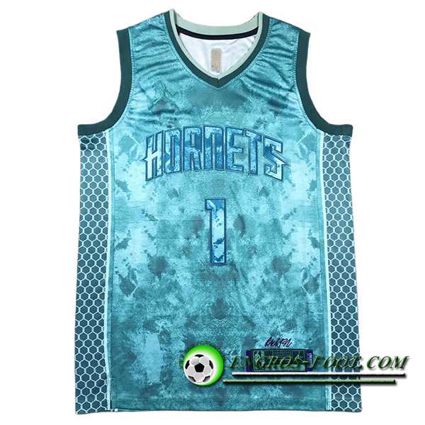 Maillot Charlotte Hornets (BALL #1) 2023/24 Bleu