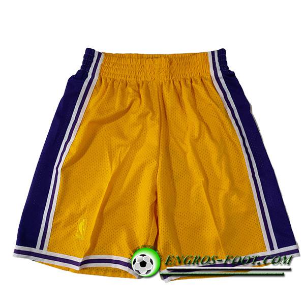 Shorts NBA Los Angeles Lakers 2023/24 Pourpre/Jaune