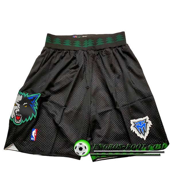 Shorts NBA Minnesota Timberwolves 2023/24 Noir