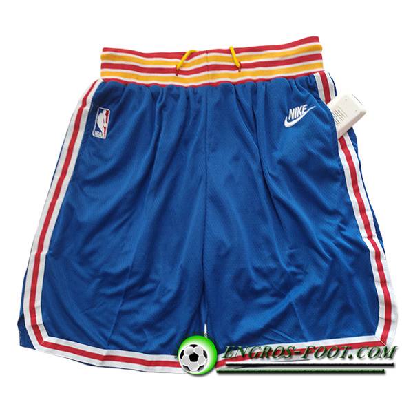 Shorts NBA Golden State Warriors 2023/24 Bleu