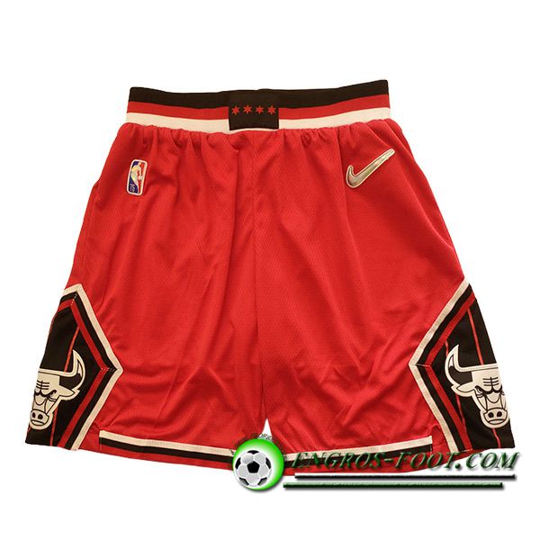 Shorts NBA Chicago Bulls 2023/24 Rouge